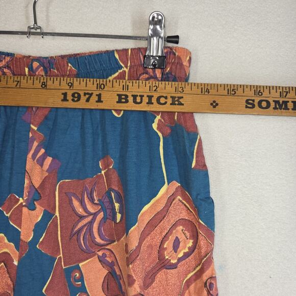 Vtg Chicos Pants Womens 1 L Abstract Cottagecore Grandma Pant Western Aztec - Picture 3 of 12